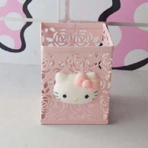 Rose Embroidery Pen Holder Desktop Decoration