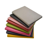 Cowhide Leather Passport Holder Soft Solid Candy Composite Package Cover