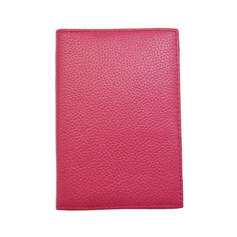 Cowhide Leather Passport Holder Soft Solid Candy Composite Package Cover