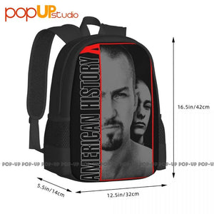 American History X Movie Backpack Large Capacity Art Print 3D Printing