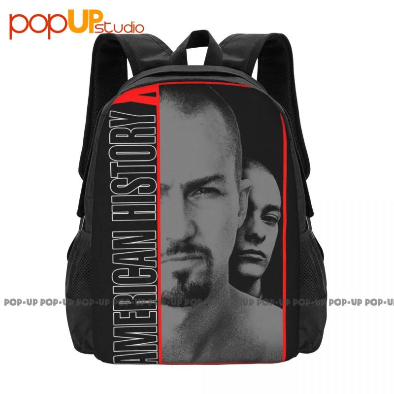 American History X Movie Backpack Large Capacity Art Print 3D Printing