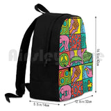 Rainbow Dancers Pop Art Vintage Backpack