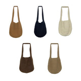 Large Capacity Tote Bag Solid Handbag Shoulder Bag Stray Bag