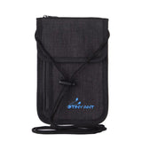 Nylon Anti-Thief Neck Stash Travel Wallet RFID Blocking