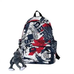 Waterproof Nylon Backpack for Girls Large Capacity Schoolbags