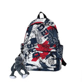 Waterproof Nylon Backpack for Girls Large Capacity Schoolbags