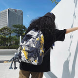 Waterproof Nylon Backpack for Girls Large Capacity Schoolbags