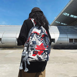 Waterproof Nylon Backpack for Girls Large Capacity Schoolbags