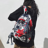 Waterproof Nylon Backpack for Girls Large Capacity Schoolbags