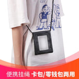 Leather Multi-Function ID Bag Sling Passport Holder Waterproof Phone Bag