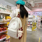 Teenagers Waterproof Schoolbags for Girls Large Capacity Backpack