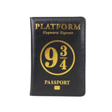 Platform 9 3/4 Passport Cover Holder Hogwarts Express Train Wallet Case