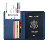 RFID Blocking Passport Cover Multifunction Passport Case
