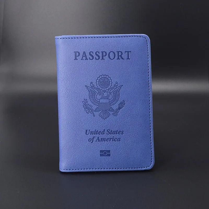 RFID Blocking Passport Cover Multifunction Passport Case