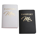 Mr Mrs Passport Cover Luggage Tag Set AN28