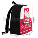 Patriotic Polish Polska Flag Outdoor Hiking Backpack