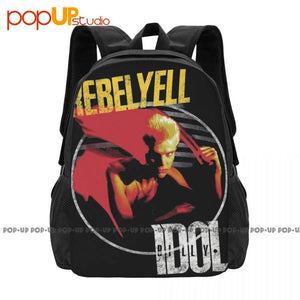 Billy Idol Backpack Large Capacity Print Shoe Bag Sports Bag