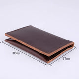 Leather Drivers Wallet Hasp Auto Driver Cover Bag Vintage Driving Case