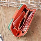 Water Proof Wallet Long Handbag Zip Clutch for Women