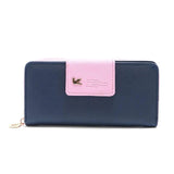 Water Proof Wallet Long Handbag Zip Clutch for Women