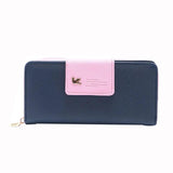 Water Proof Wallet Long Handbag Zip Clutch for Women