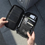 Waterproof Family Passport Holder Document Organizer Travel Wallet