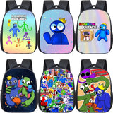 Cute Rainbow Kindergarten Backpack for Kids