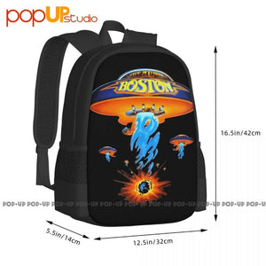 Boston Rock Band Concert Tour 1987 Backpack Large Capacity Hot Art Print