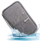 Family Travel Wallet Passport Holder Waterproof Document Case