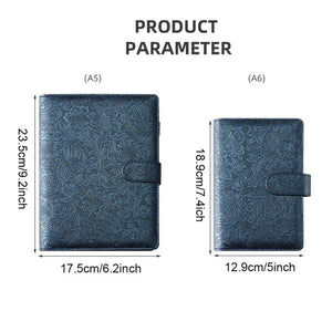 A5/A6 Leather Budget Planner Organizer Binder