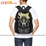 Ghost Bc Band Metal Father Backpack Large Capacity Print Training Sports Bag
