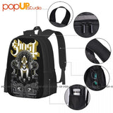 Ghost Bc Band Metal Father Backpack Large Capacity Print Training Sports Bag