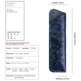 Retro Leather Pencil Bag Pluggable Pencil Pens Storage Bag