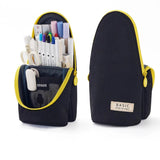 Standable Pencil Pouch Magnet Stand-Up Cosmetics Bags Stationery Case