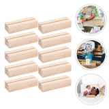 Wood Table Number Holders Stand Party Clip Wedding Decoration