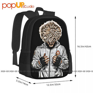 Khabib Nurmagomedov The Eagle Backpack Vintage Portable Bag