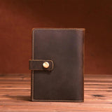 Leather Passport Cover Wallet Vintage Holder