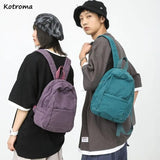 Japan Retro Couple Canvas Backpacks Classic School Large Capacity Backpack
