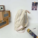 Japan Retro Couple Canvas Backpacks Classic School Large Capacity Backpack