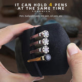 Leather Pen Bags For Clothes Pocket Doctor Nurse Staff Leakproof Pencil Pouch