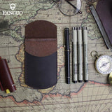 Leather Pen Bags For Clothes Pocket Doctor Nurse Staff Leakproof Pencil Pouch