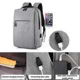 15.6 inch Laptop USB Backpack School Bag Anti Theft Men Travel Daypacks