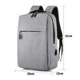 15.6 inch Laptop USB Backpack School Bag Anti Theft Men Travel Daypacks