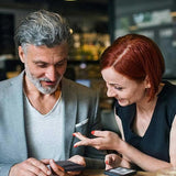 RFID Blocking Front Pocket Slim Wallet Mens Anti-scan Leather Wallet