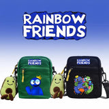 Rainbow Canvas Shoulder Bag Casual Messenger Sling Bag for Kids