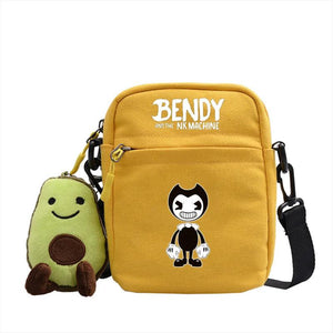 Kids Bendy Canvas Shoulder Bag Casual Messenger Sling Bag