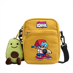 Friday Night Funkin Canvas Shoulder Bag for Kids