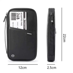 LADSOUL Portable Document Bag Waterproof RFID Passport Phone Bag