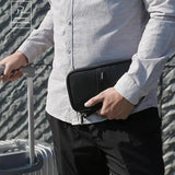 LADSOUL Portable Document Bag Waterproof RFID Passport Phone Bag