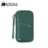 LADSOUL Portable Document Bag Waterproof RFID Passport Phone Bag